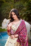 Gatha By Lnb Khadi Cotton With Sequins And Thread Embroidery Work Lahenga Choli With Dupatta Wholesale Market Surat